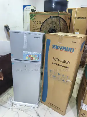 Skyrun 138L Two Door Fridge for Everyday Kitchen Convenience