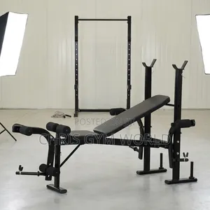 Multifunctional Weight Lifting and Bench Press Station