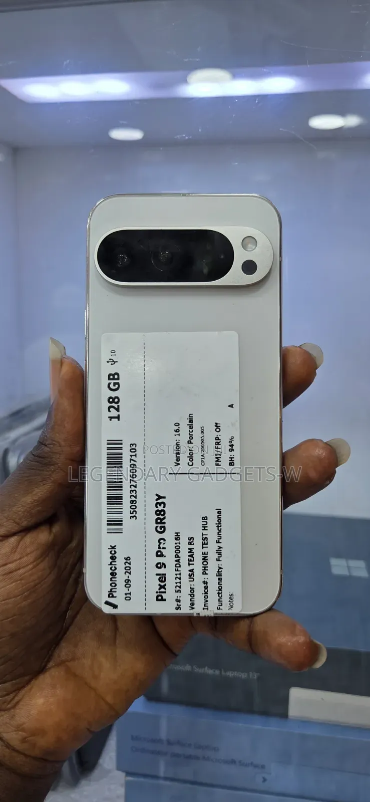 Google Pixel 9 Pro 128 GB White
