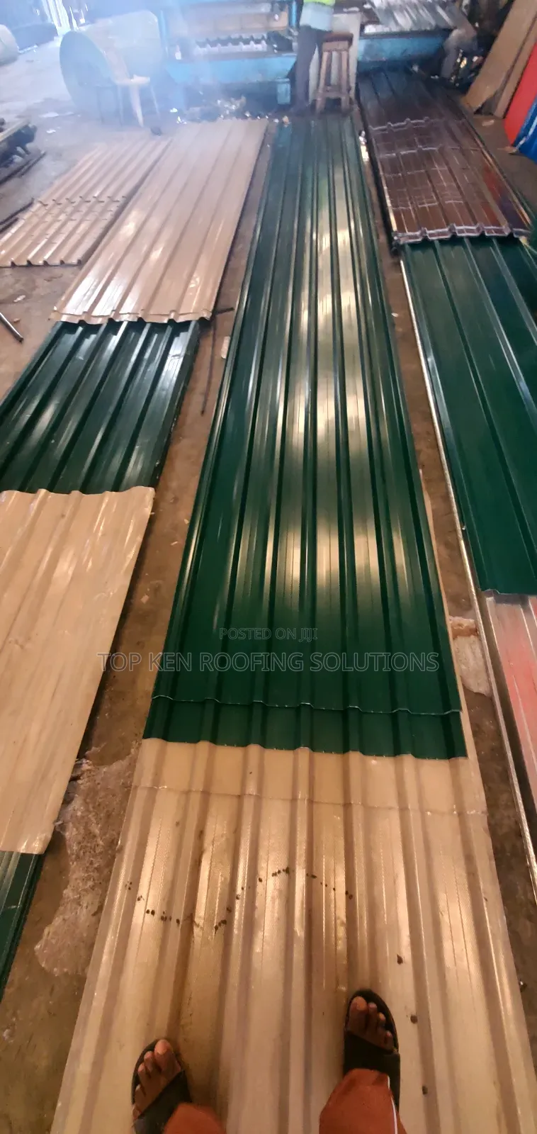 0.55mm Thickness Longspan Sheet Bush Green