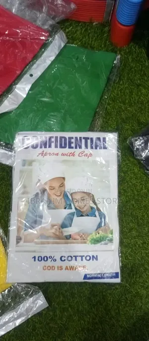 Confidential Aprons With Cap (Cotton)
