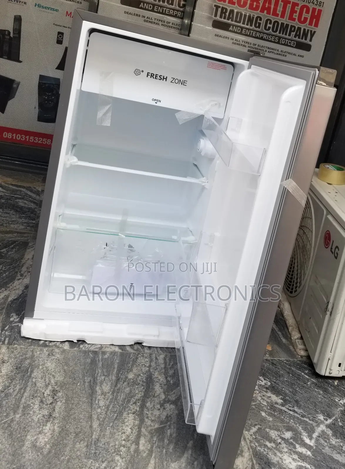 Brand New Hisense 90L Single Door Refrigerator 093DR