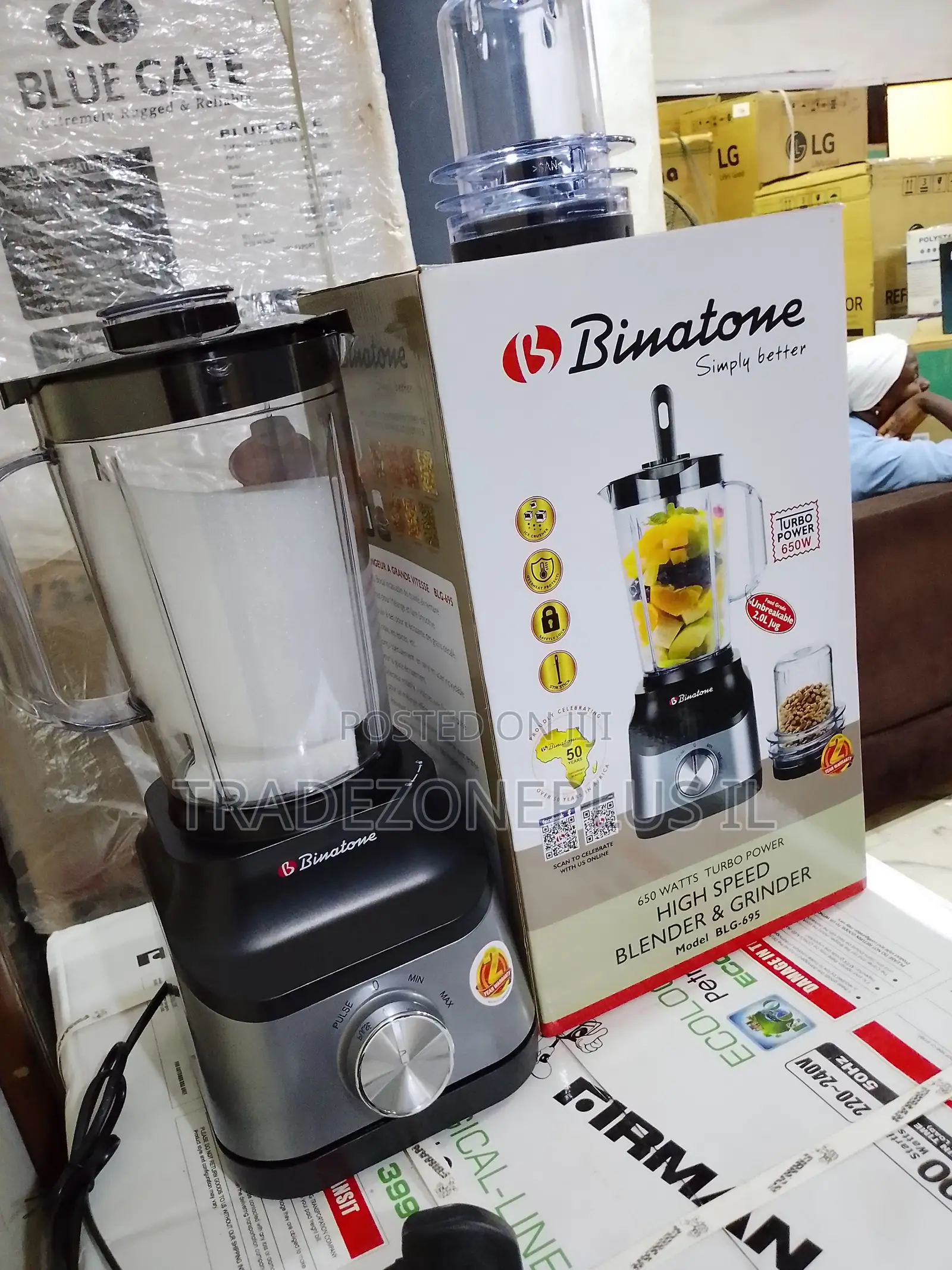 Binatone 650W Blender for Quick Kitchen Blending