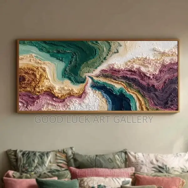 Luxury Abstract Textured Canvas Artwork