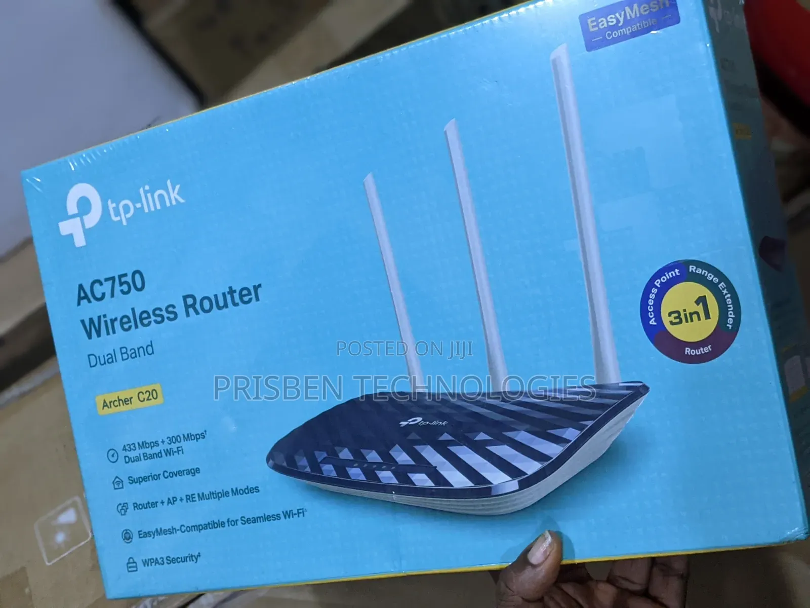 TP-Link AC750 Wireless Dual Band Router (Archer C20)
