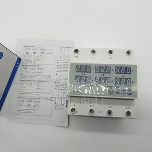3Phase AVR Adjustable Over & Under Voltage & Current Protector Relay