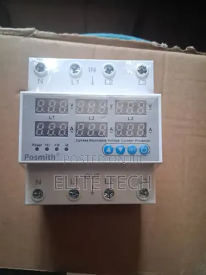 3Phase AVR Adjustable Over & Under Voltage & Current Protector Relay