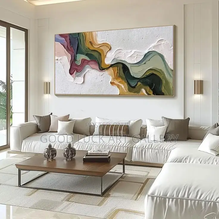 Luxury Multicolour Abstract Canvas Artwork