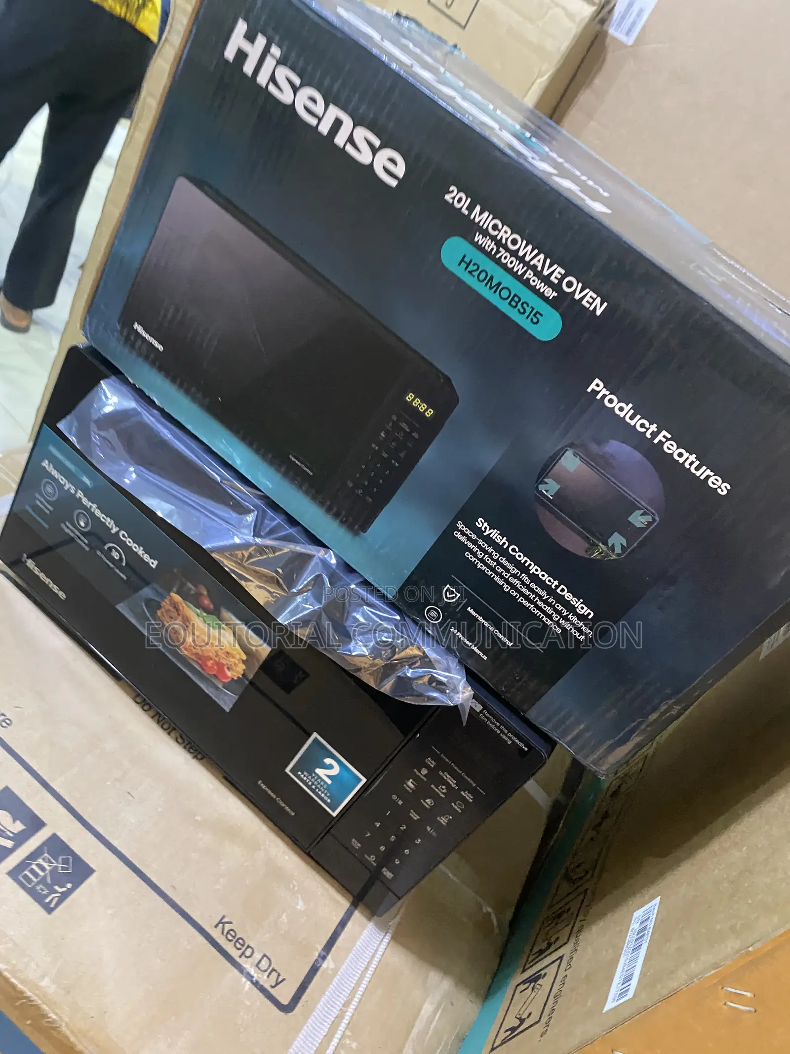 Hisense H20MOBS15 Digital Microwave With 20L Capacity
