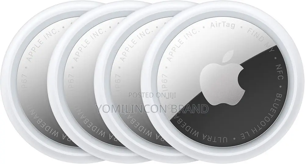 Apple AirTag (2nd Generation) - 4 Pack: Tracker for Keychain, Wallet