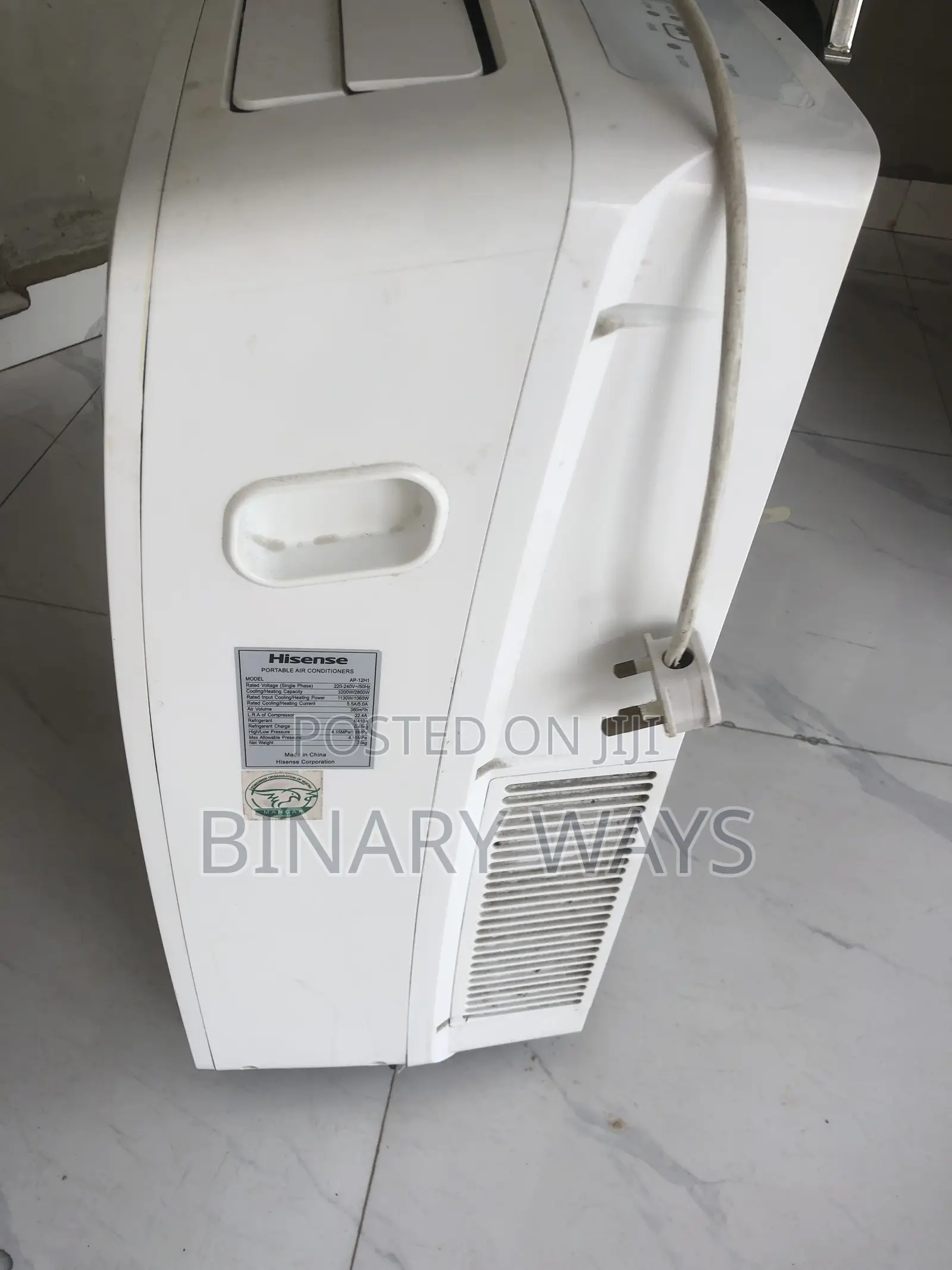 Mobile AC HISENSE 1.5hp Low Voltage Super Cooling System