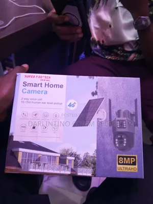 Super Protech 8MP Ultra HD 4G Solar Smart Home Camera