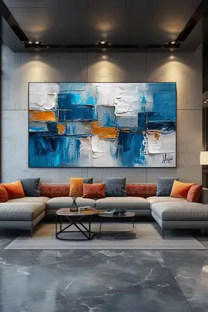 Multicolour Canvas Artwork