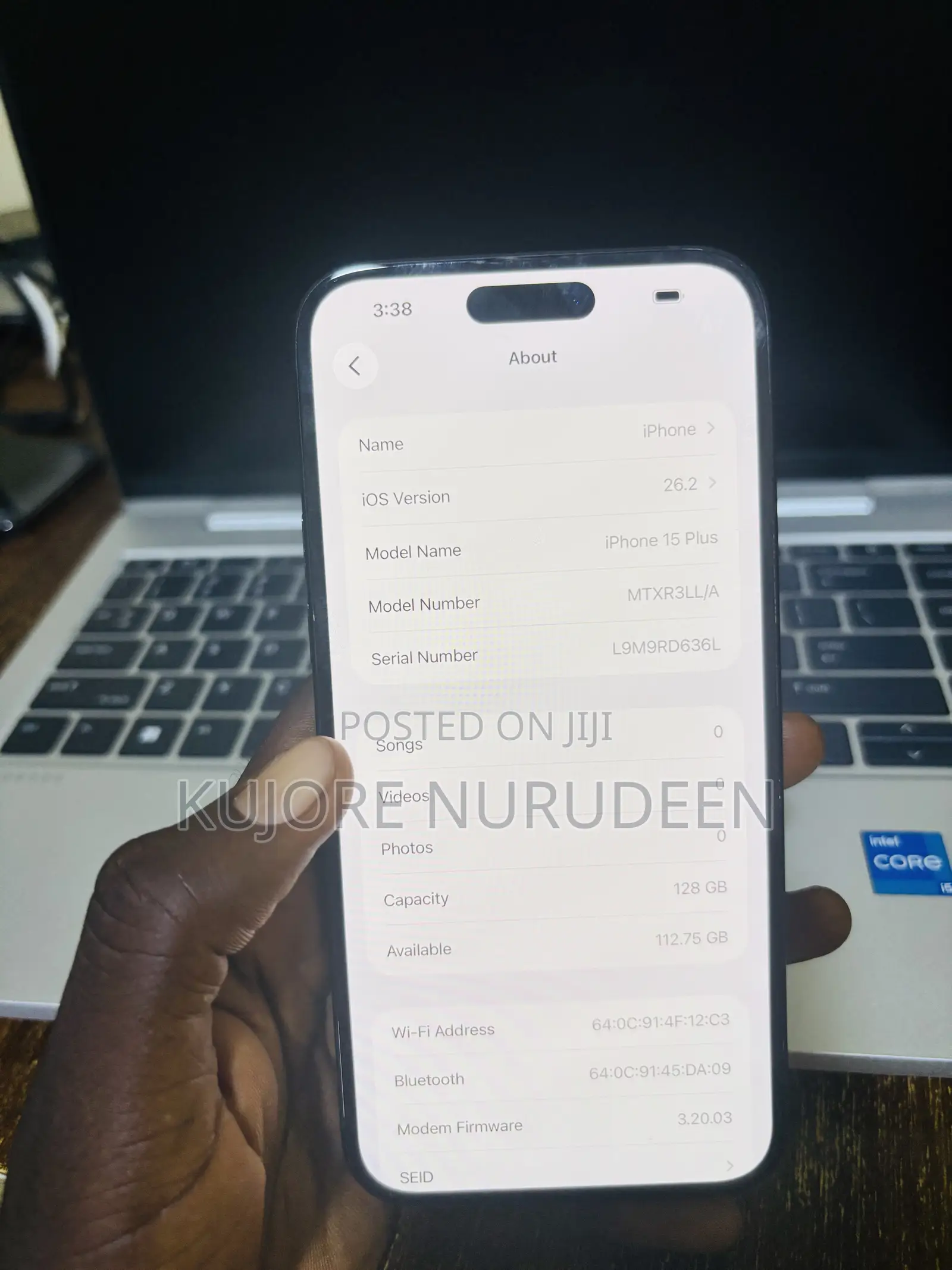 Apple iPhone 15 Plus 128 GB Black