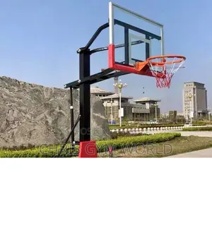 Unique Portable Adjustable Basketball Hoop Stand With Backboard