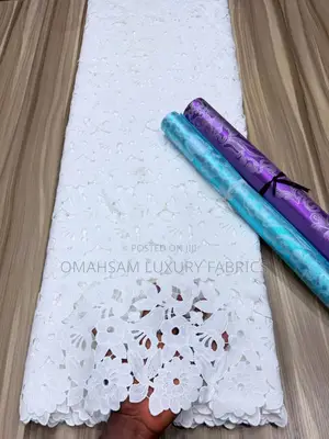 Luxury Guipure White Lace