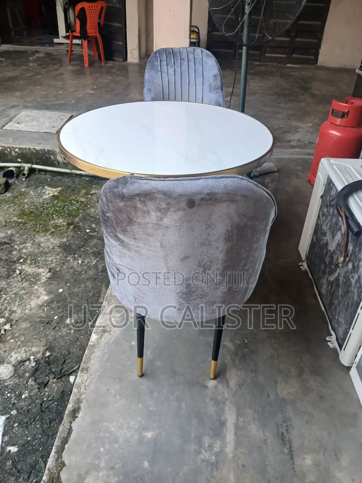 Marble Dinning Set With 2 Seat