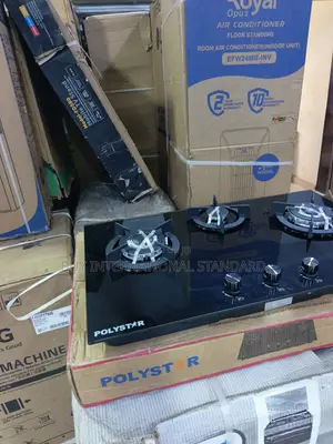 Polystar 3-Burner Gas Cooking Appliance for Family Kitchens