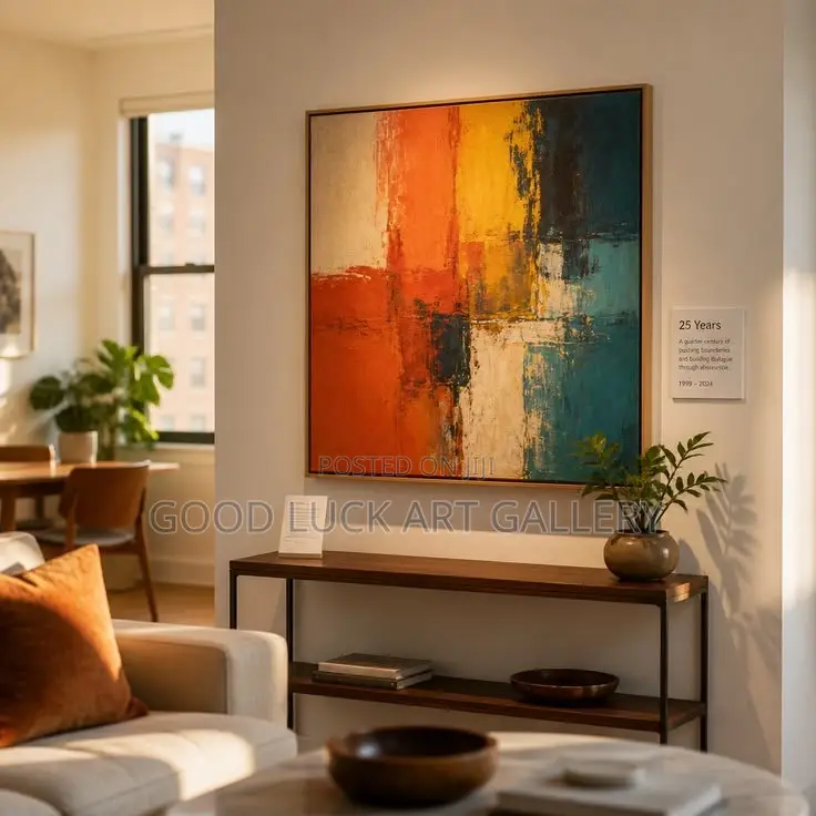 Luxury Earth-Tone Abstract Canvas Artwork