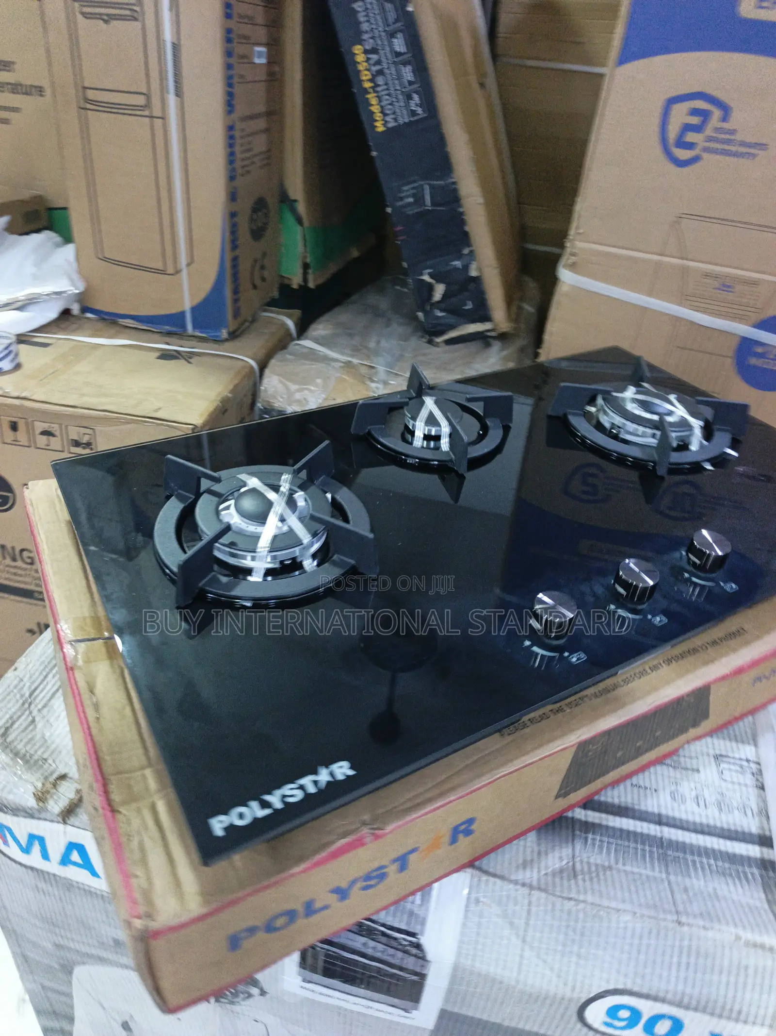 Polystar 3-Burner Gas Hob for a New Kitchen Installation