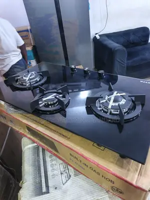 Polystar Three-Burner Gas Cooking Unit for Home Use