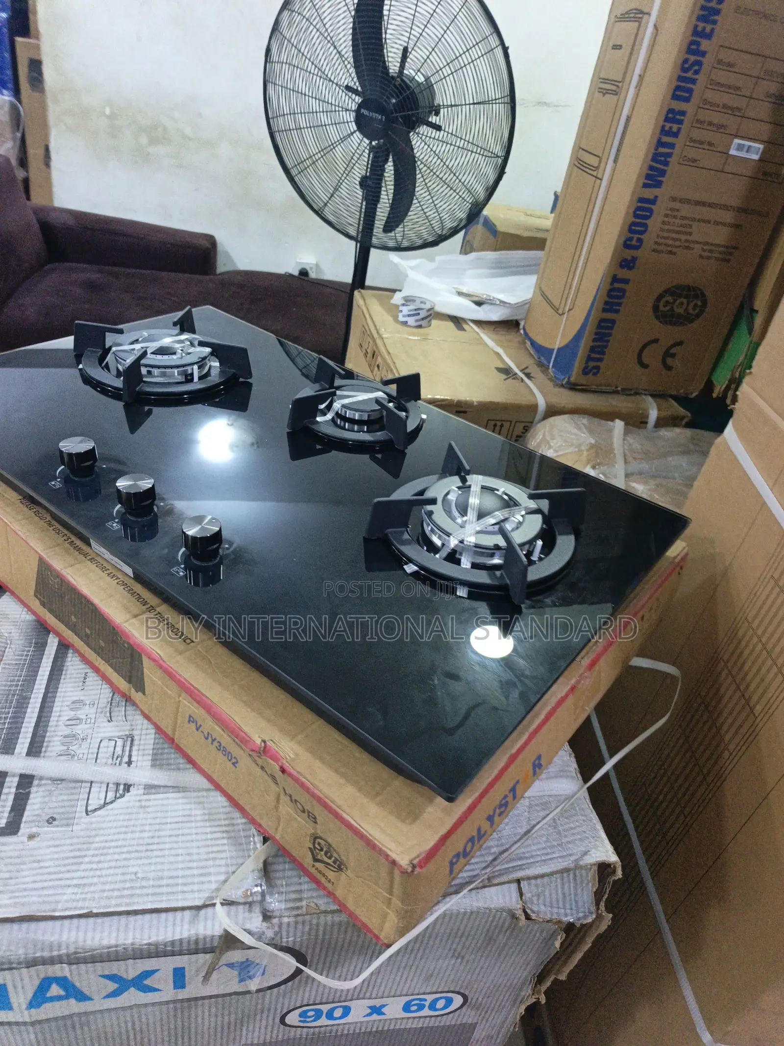 Polystar 3-Burner Gas Hob for a Practical Cooking Setup