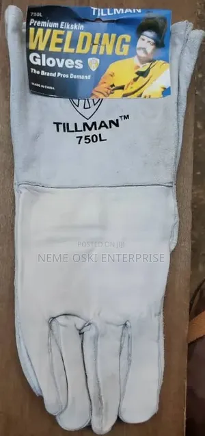 Tillman Welding Gloves - Premium Elkskin - 750L White - Heavy Duty