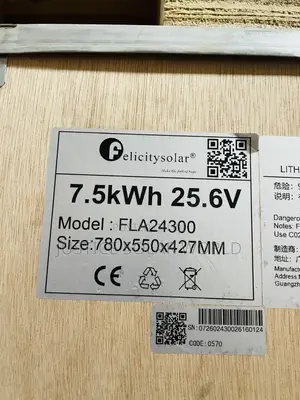 7.5kwh 25.6v Battery Felicity