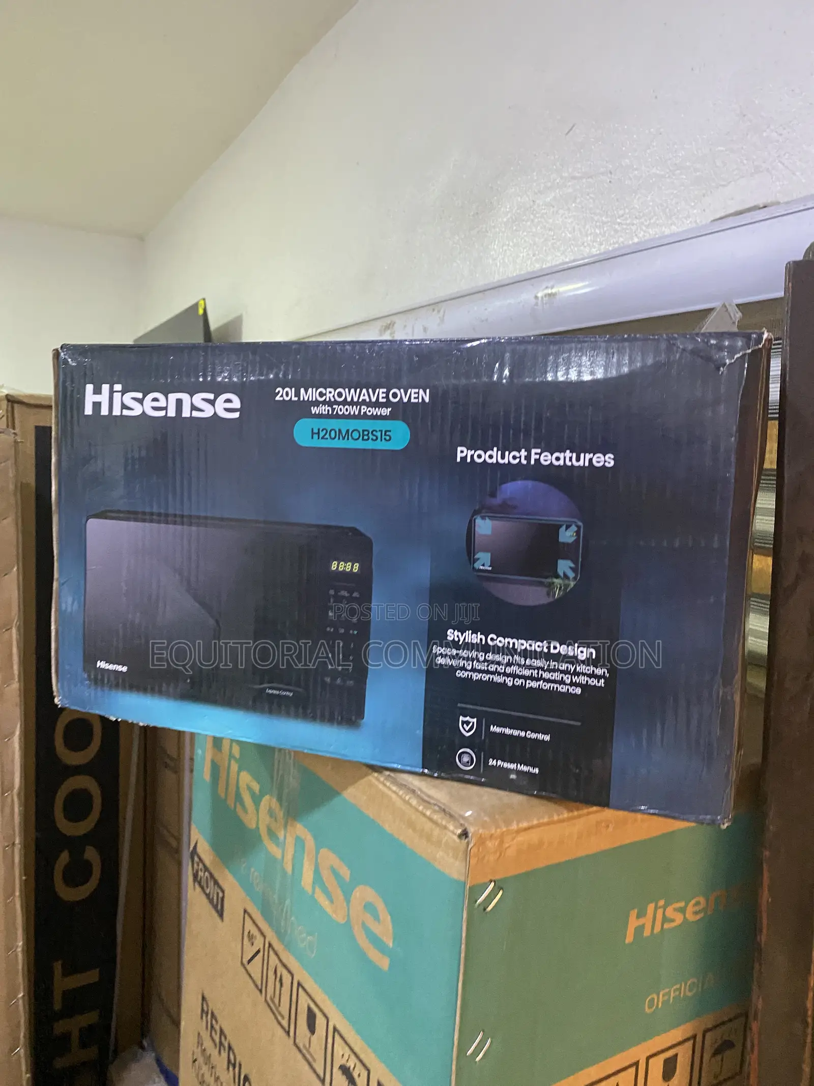 Hisense H20MOBS15 Space-Saving 20L Microwave Oven