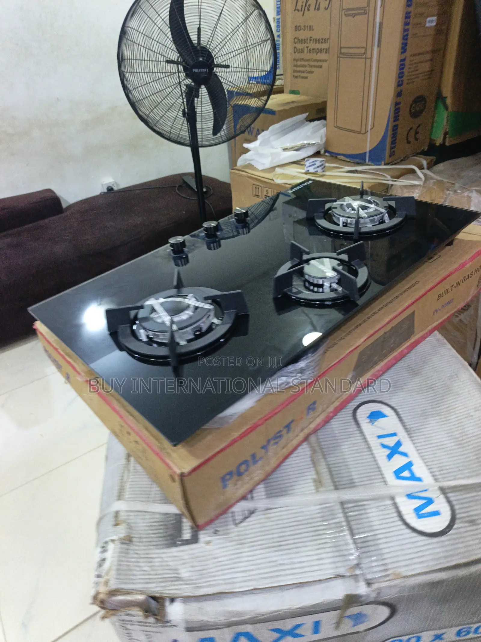 Polystar Three-Burner Cooking Surface for Home Kitchens