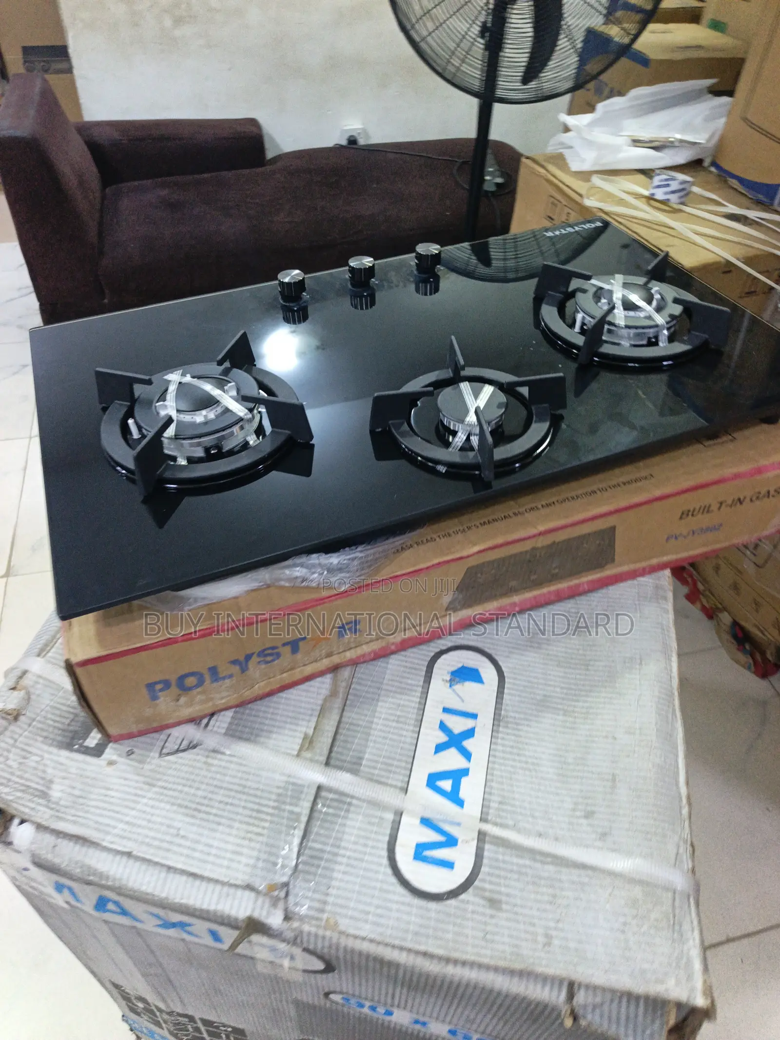 Polystar Three-Burner Cooking Surface for Home Kitchens