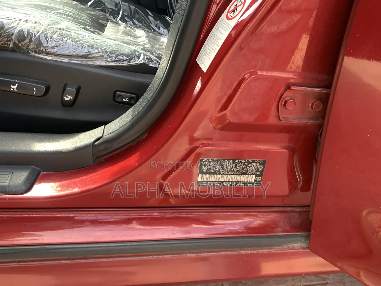 Lexus IS 250 2008 Red