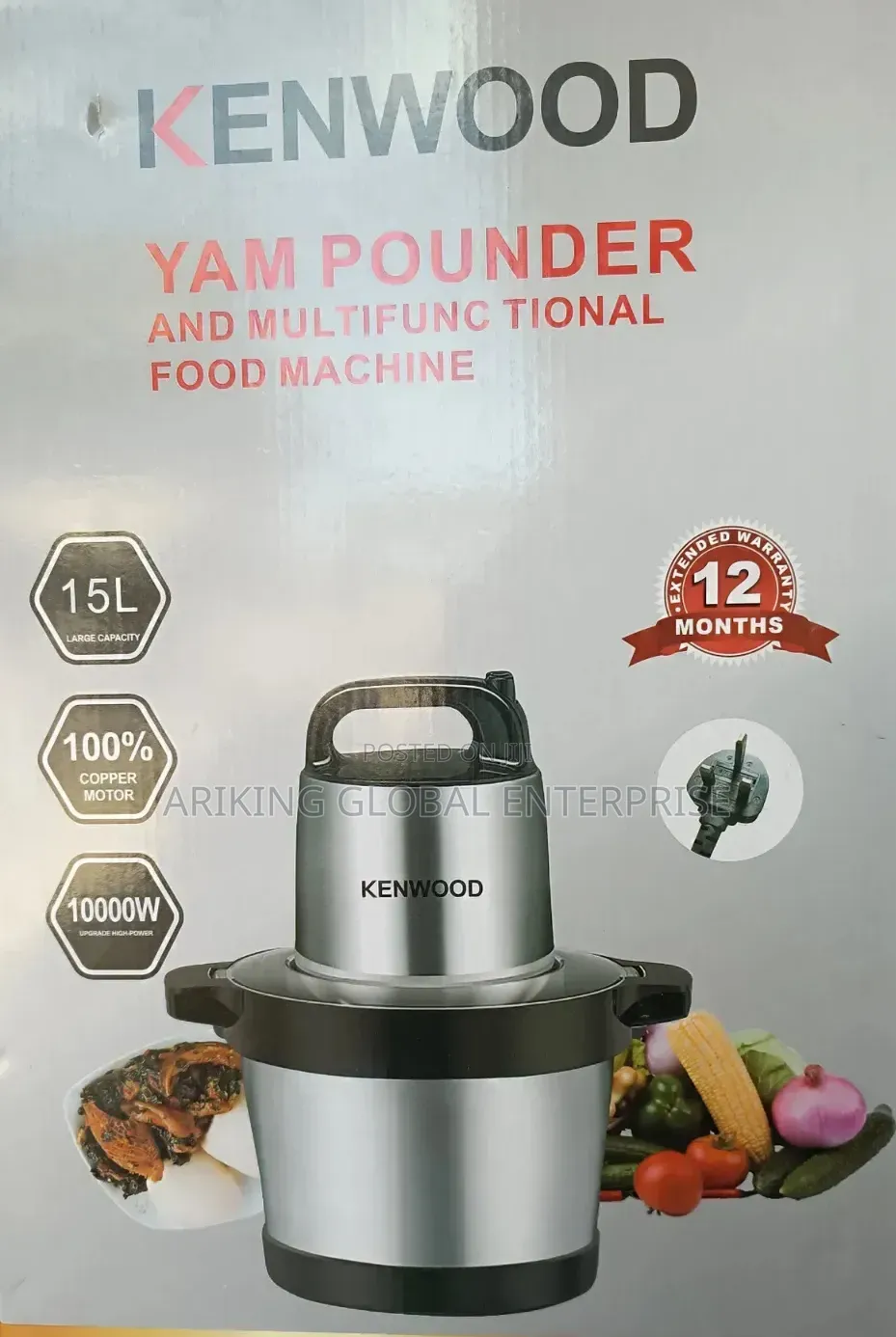 15l Large Capacity Yam Pounder Machine .