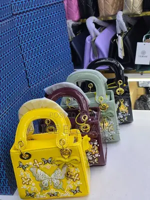 Butterfly Embellished Mini Handbag