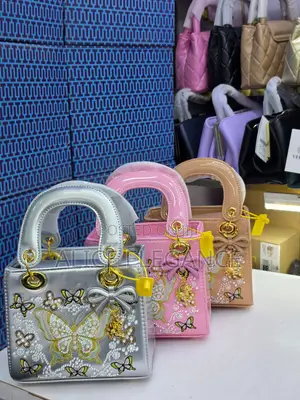 Butterfly Embellished Mini Handbag