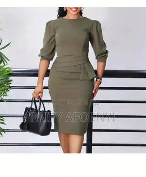 Classy Fitted Coperate Gown