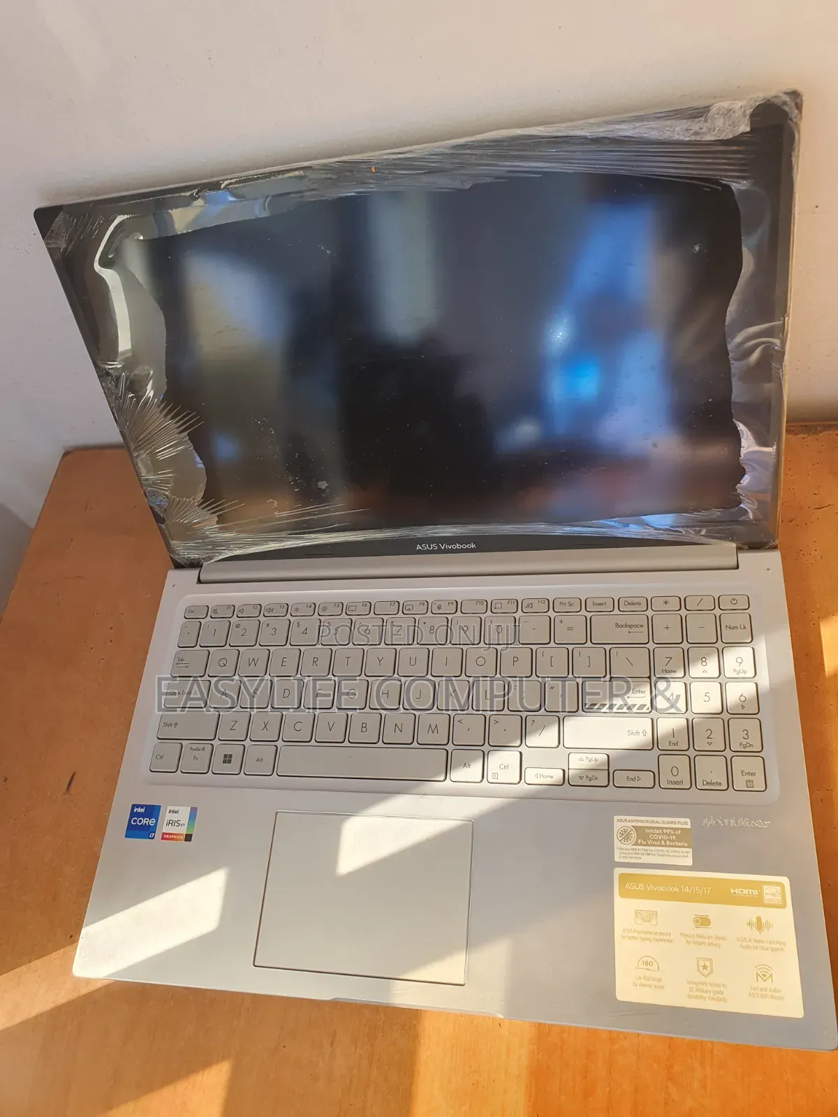Laptop Asus 8GB Intel Core i7 SSD 256GB
