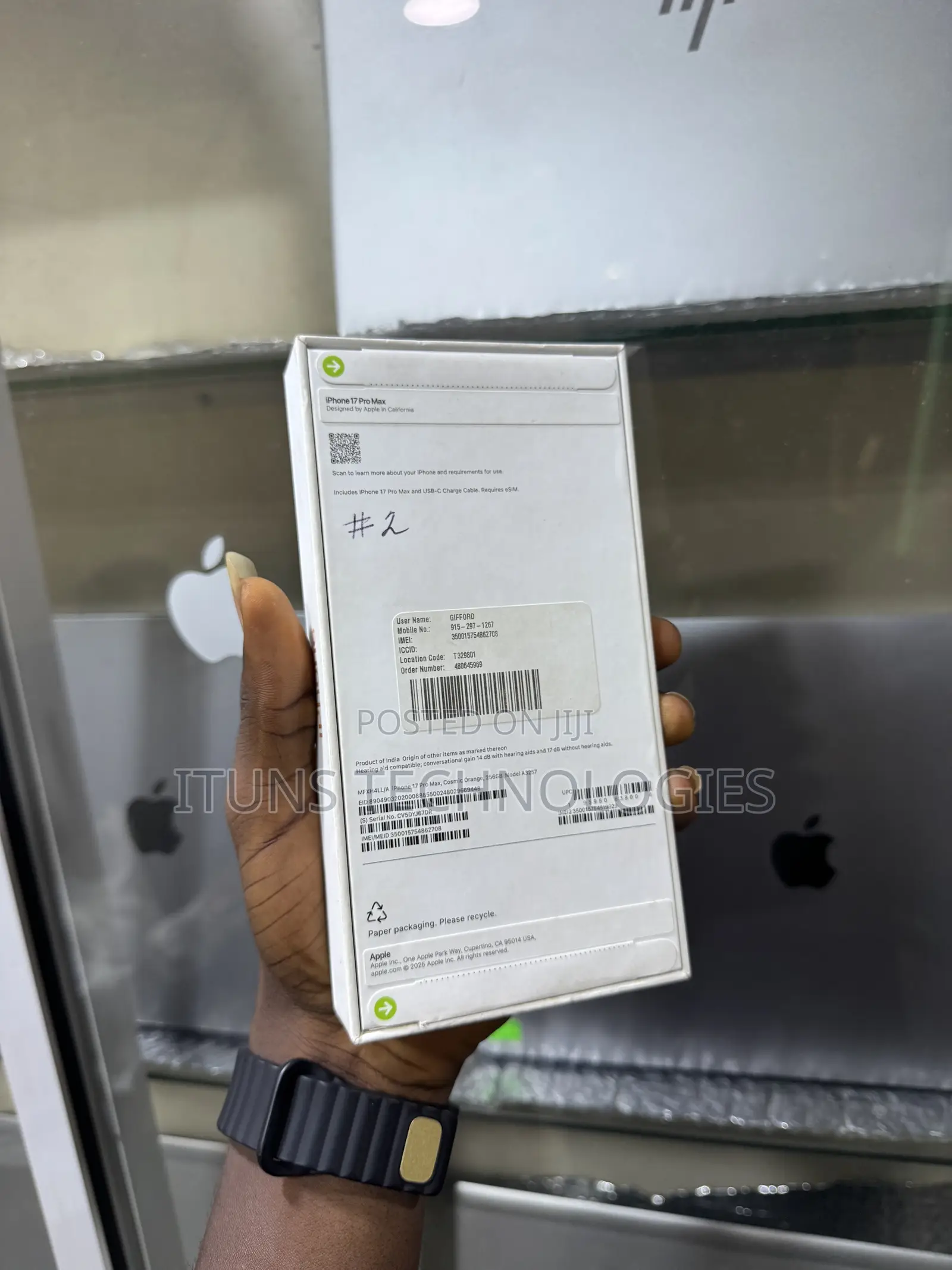 New Apple iPhone 17 Pro Max 256 GB Orange