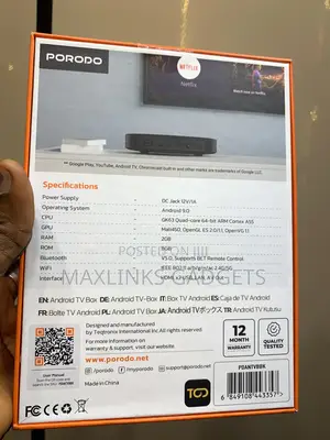 Porodo Smartview Android TV Box