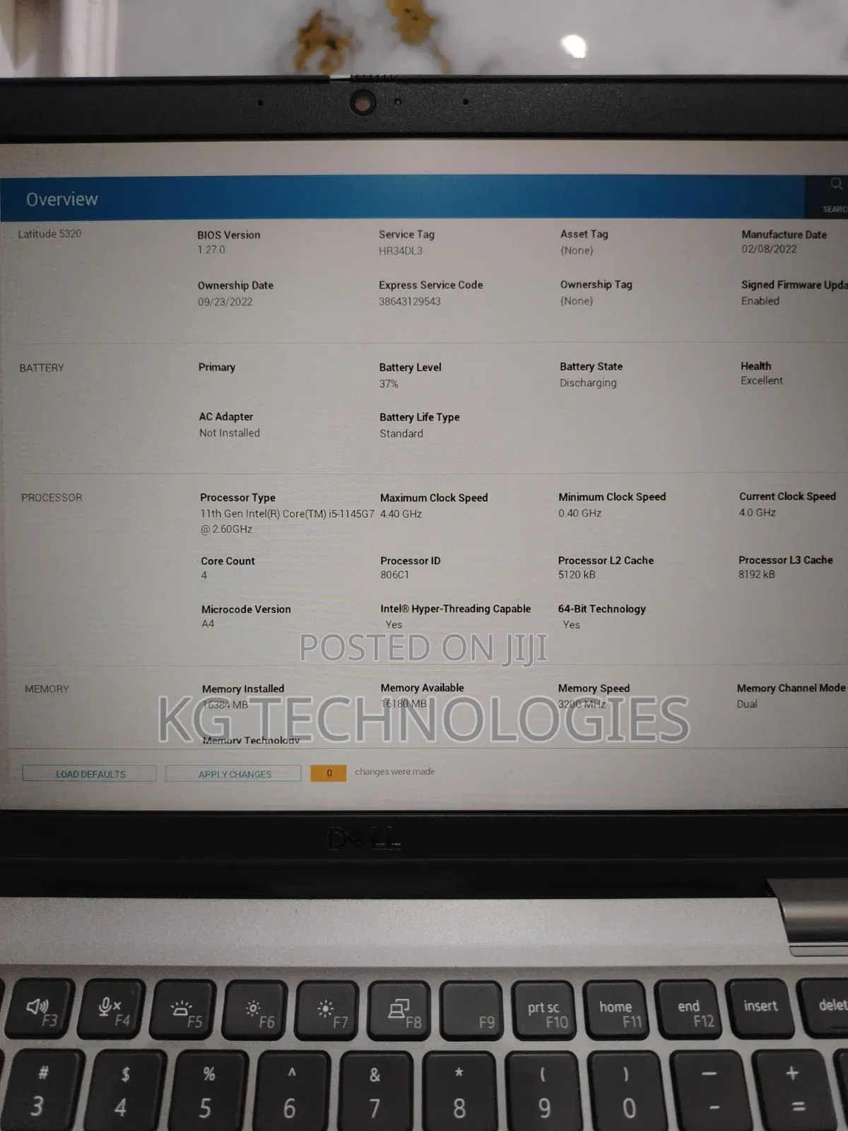 Laptop Dell Latitude 5320 16GB Intel Core i5 SSD 256GB