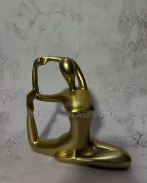 Gold Figurine|| Yoga Girl