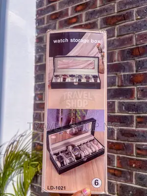 Watch Storage Box ( 6 Watches, Glass Top)