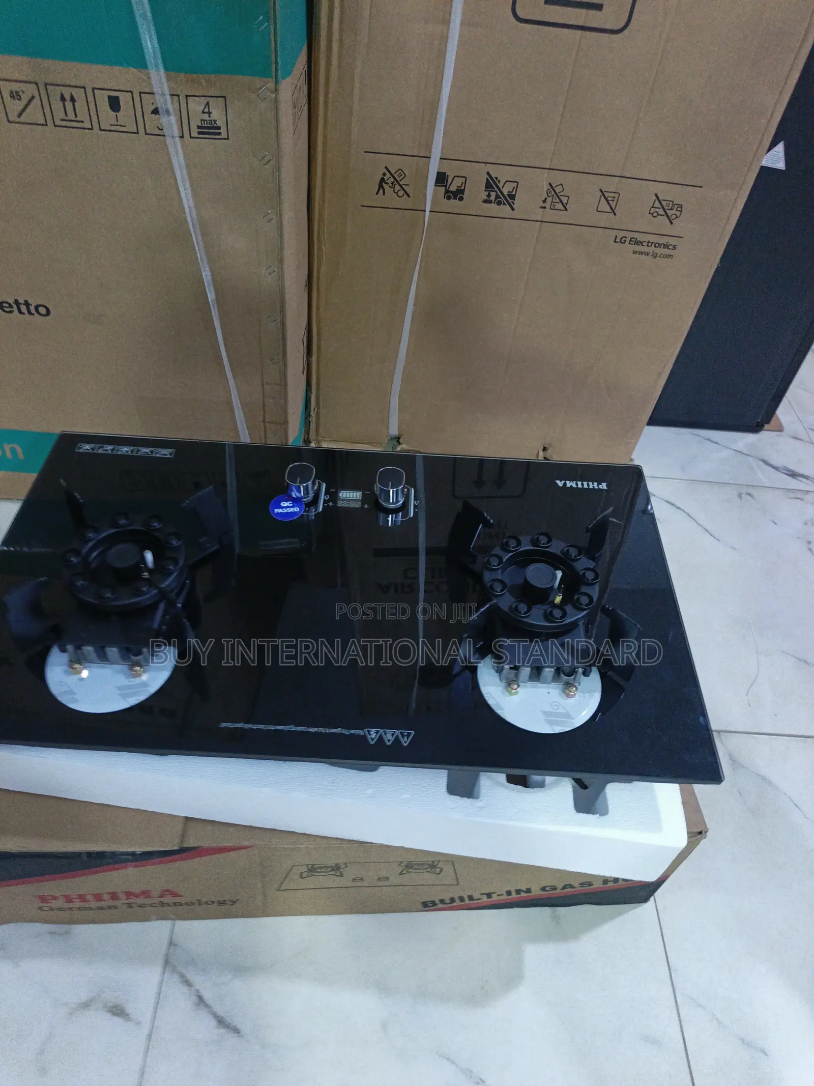 PHIMA Two-Burner Gas Stove for Practical Kitchen Use