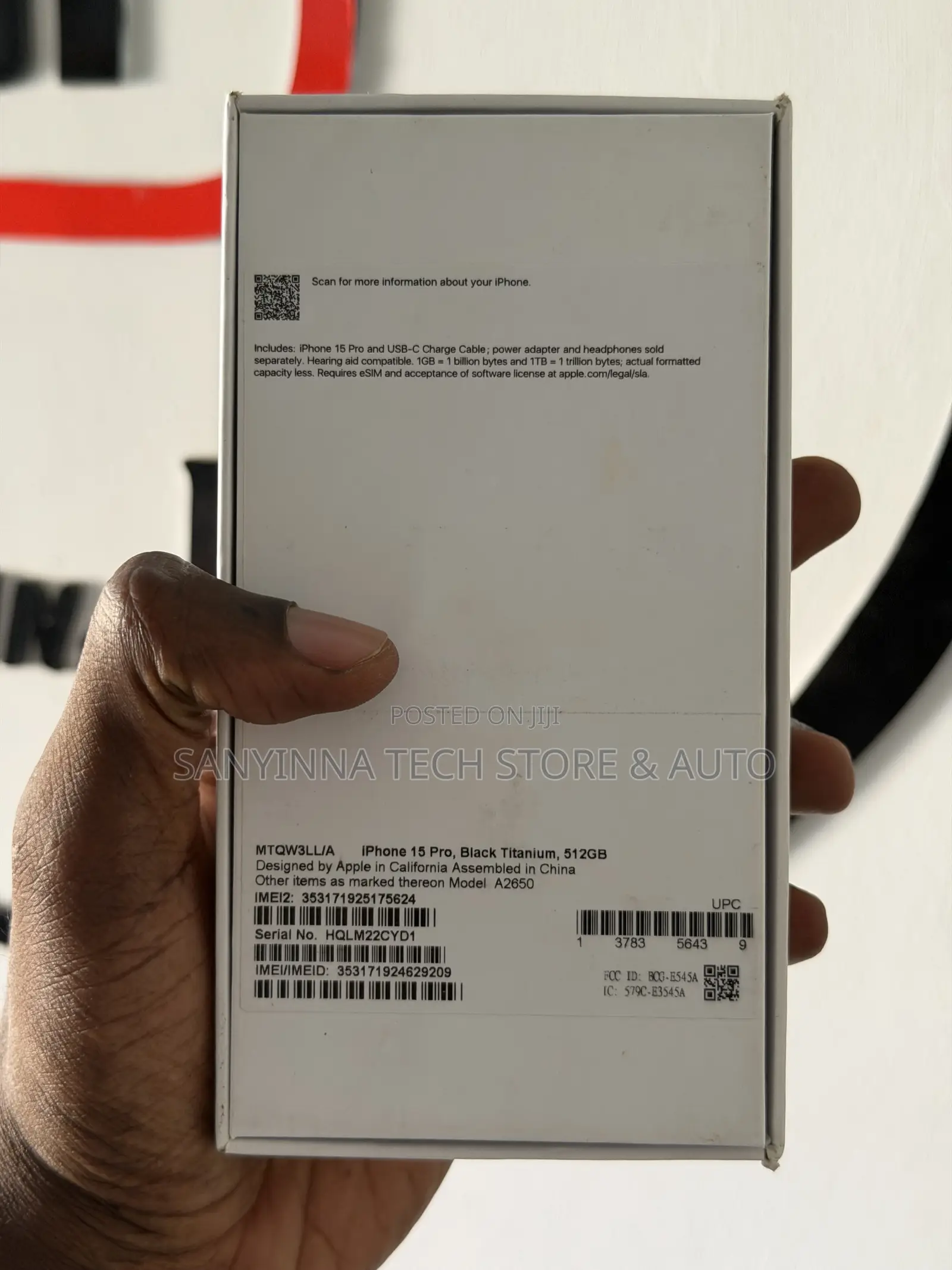 Apple iPhone 15 Pro 512 GB Black
