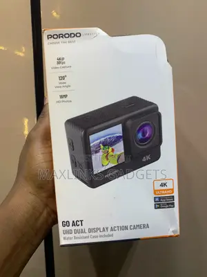 Porodo Go Act (Dual Display Action Camera )