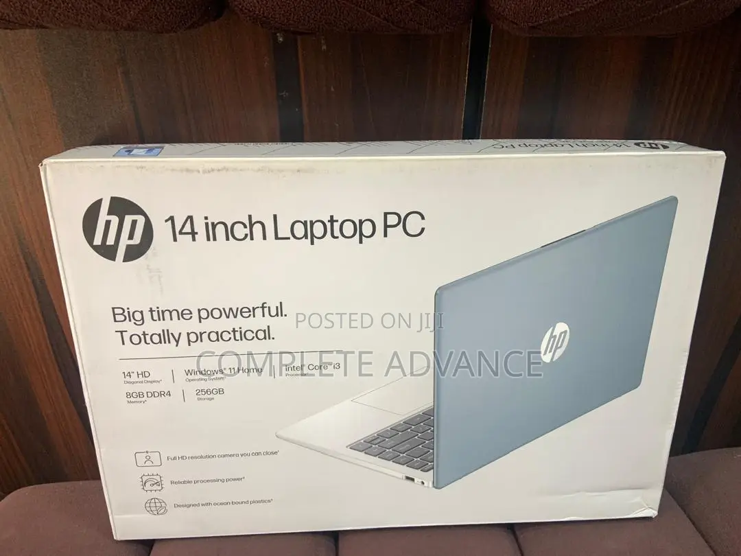 New Laptop HP 14-dq1088wm 8GB Intel Core i3 SSD 256GB