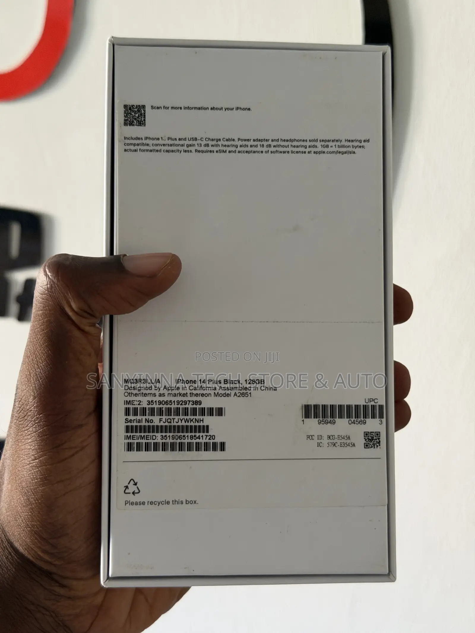 Apple iPhone 14 Plus 128 GB Black