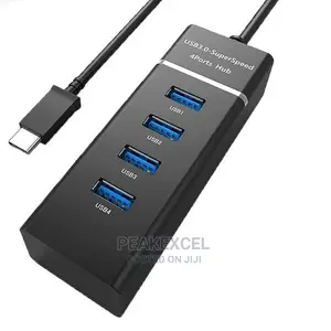 4 Port USB 3.1 USB-C Hub 10gbps Transfer Rate for Apple