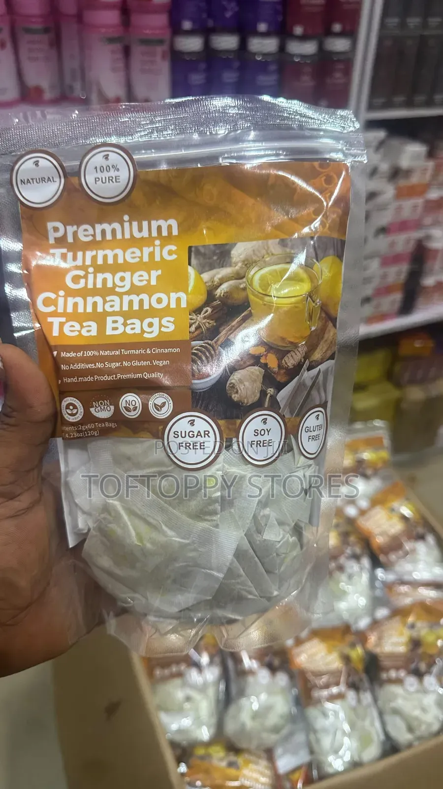 Turmeric Ginger and Cinnamon Herbal Teabags