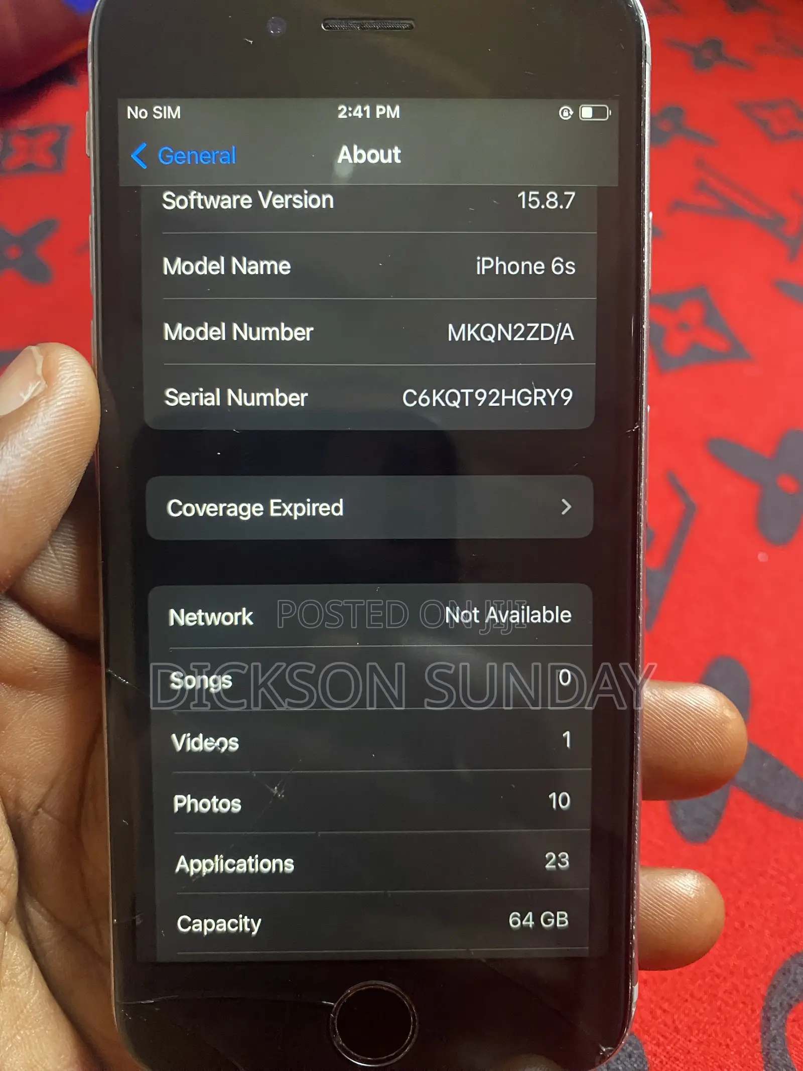 Apple iPhone 6s 64 GB Silver